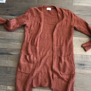 Universal thread cardigan